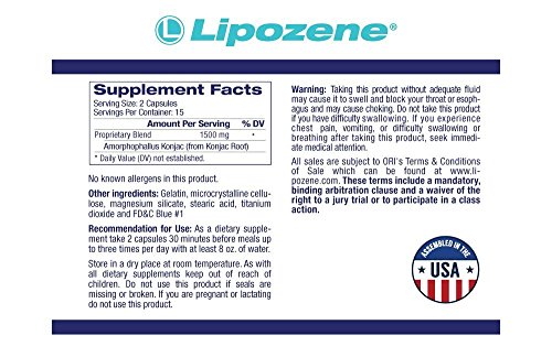 Lipozene Main Label